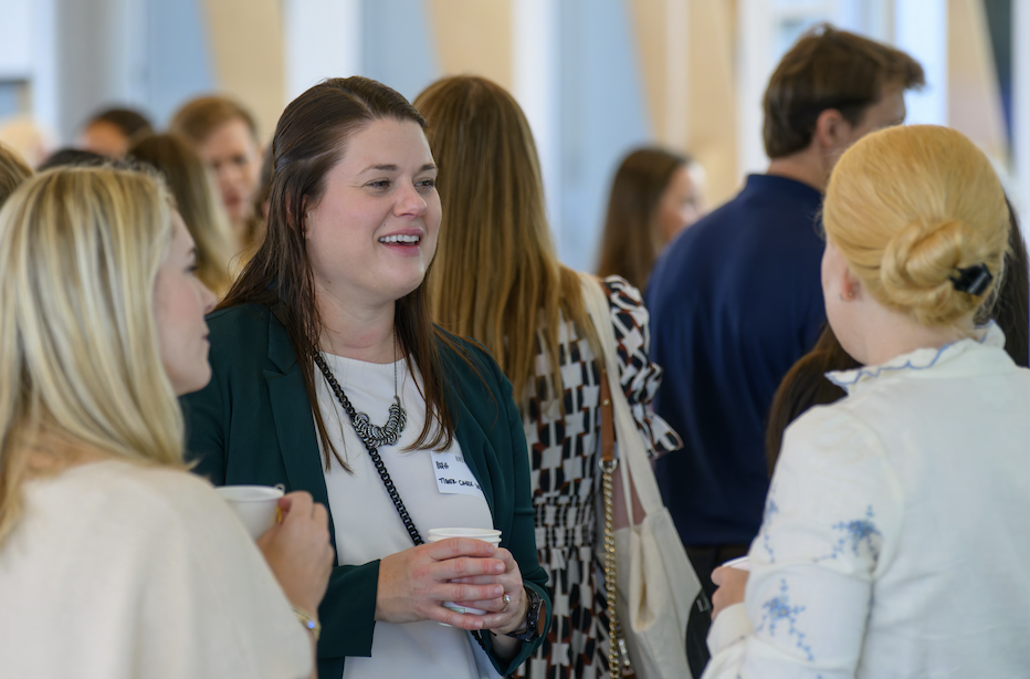 BREW: Breakfast with Sue Carras from JLL, an event highlighting women leaders in real estate.